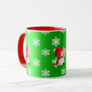 Süße Weihnachts-Schneemann-Tasse Tasse