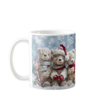 Süße Weihnachts-Teddybär-Tasse | Gemütliche Feiert