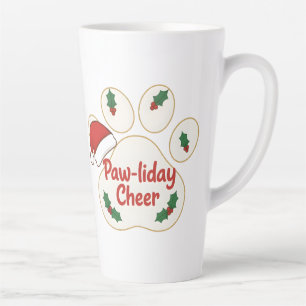 Süße Weihnachts-Tierpfote Milchtasse