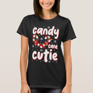Süße Weihnachts-Zuckerrohr-Cutie Xmas-Zuckerrohr-L T-Shirt