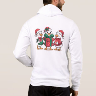Süße Weihnachtsenten Cartoon-Kunst-68105 Hoodie