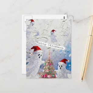 Süße Weihnachtsgeister Postkarte
