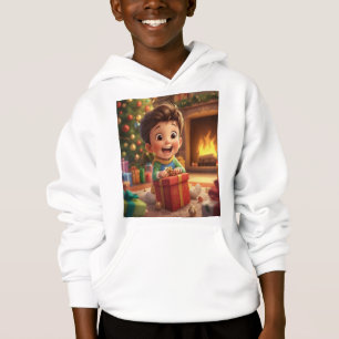Süße Weihnachtsgeschenk-Öffnung Cartoon-Kind-Hoodi Hoodie