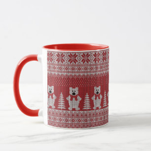 Süße Weihnachtskuh Tasse