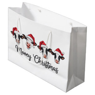 Süße Weihnachtskühe Mooey Xmas Färse Highland-Rind Große Geschenktüte