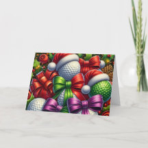 Süße Weihnachtsmann-Golfbälle Weihnachts-Feiertags
