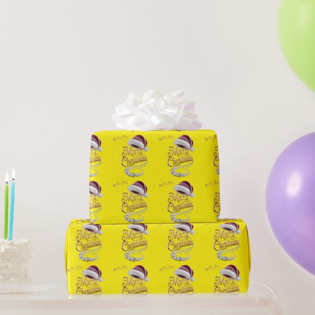 Süße Weihnachtsmütze Geschenkpapier (Partygeschenke)