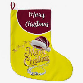 Süße Weihnachtsmütze Großer Weihnachtsstrumpf