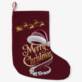 Süße Weihnachtsmütze Kleiner Weihnachtsstrumpf