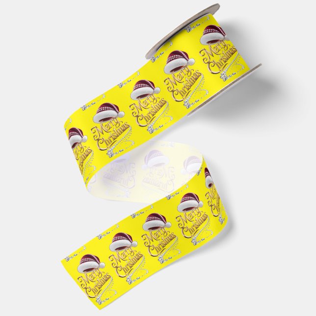Süße Weihnachtsmütze Satinband (Rückseite)
