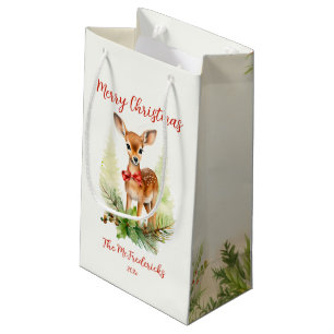 Süße Weihnachtsrenentiere Kleine Geschenktüte