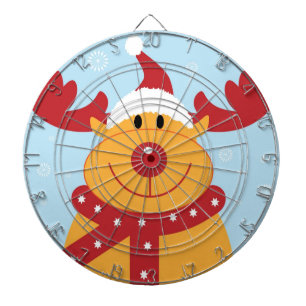 Süße Weihnachtsrenne Dartscheibe