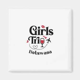 Süße Wein Mädchen Reise Botswana Urlaub Magnet