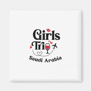 Süße Wein Mädchen Reise Saudi-Arabien Urlaub Magnet