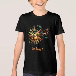 Süße Weise Eule Absolvent Klasse 2026 Retro Pop Ar Tri-Blend Shirt