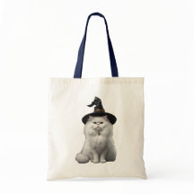 Süße weiße Perserkatze Trick-or-Treat-Tasche
