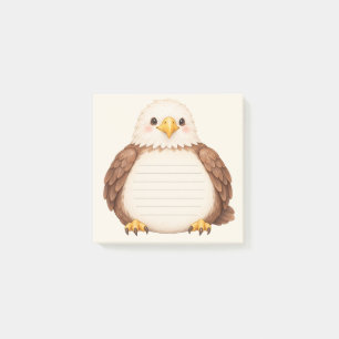 Süße Weißkopfseeadler Wasserfarben Liniierte Haftn Post-it Klebezettel