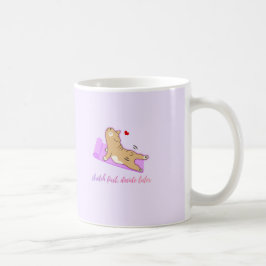Süße Welpen-Workout-Tasse – Fauler Fitness-Humor Kaffeetasse
