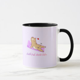Süße Welpen-Workout-Tasse – Lazy Fitness Humor Tasse