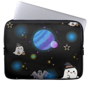 Süße Weltraum-Galaxie-Doodle-Laptop-Hülle Laptopschutzhülle