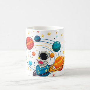 Süße Weltraum-Tasse   Kawaii-Planet-Kaffeetasse Kaffeetasse