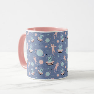 Süße Weltraumkatzen Tasse