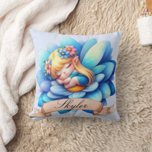 Süße whimsical florale süße Träume schlafende Fee Kissen