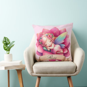 Süße whimsical florale süße Träume schlafende Fee Kissen