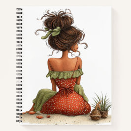 SÜSSE WHIMSICAL SOMMER THEMEN Mädchen Notizbuch