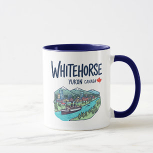 Süße Whitehorse Yukon Kanada Farbige Landschaft Tasse