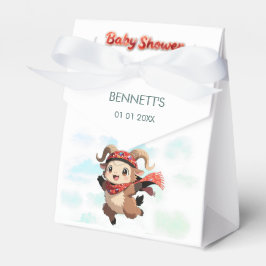 Süße Widder-Winter-Baby-Party-Geschenkbox Geschenkschachtel