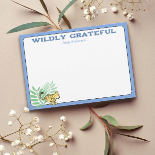 Süße Wilde Baby Gepard-Jungtier Baby Shower Dankeskarte