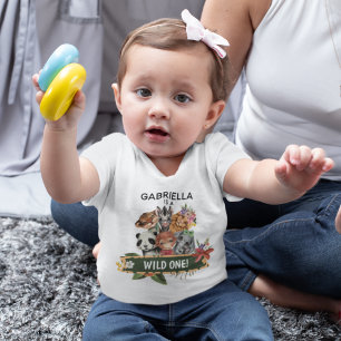 Süße Wilde Dschungeltiere Kleinkind T-shirt