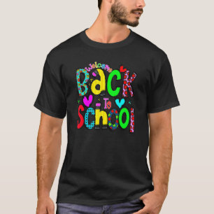 Süße Willkommen zurück in der Schule Erster Schult T-Shirt