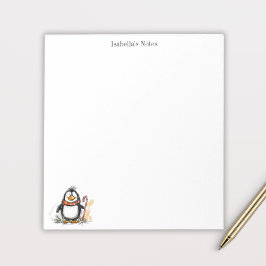 Süße Winter-Pinguin-Skizzenillustration Notizblock
