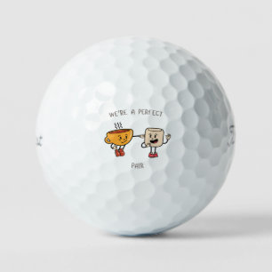 Süße Winterhochzeits-Willkommens-Tüten Geschenke Golfball
