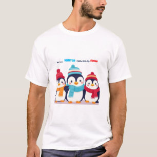 Süße Winterpinguine Wir lieben den Winter T-Shirt