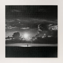 Süße Wohnzimmer-Deko Sonnenuntergangsreflexion Puz