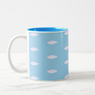 Süße Wolken Zweifarbige Tasse