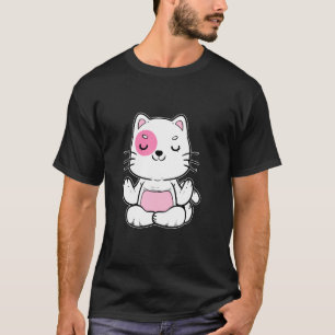 Süße Yoga-Katze Katzenverhaltensberaterin T-Shirt