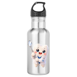 Süße Zahn-Zahnarzt-Stahl-Wasserflasche Dental-Ge Edelstahlflasche