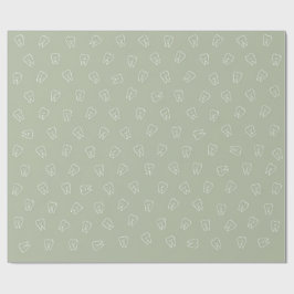 Süße Zahnverpackungspapier Geschenkpapier