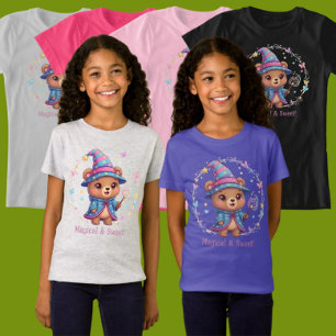 Süße Zauberbärin Magisches Süßes für Mädchen zum T T-Shirt