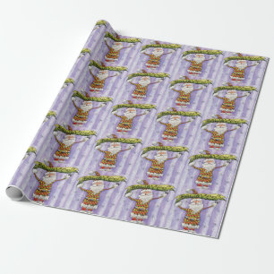 Süße Zeichentrick-Weihnachten, ich glaube an den W Geschenkpapier