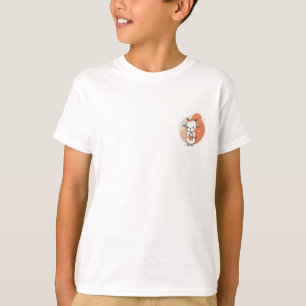 Süße Ziege hält Milchflasche Kinder T-Shirt