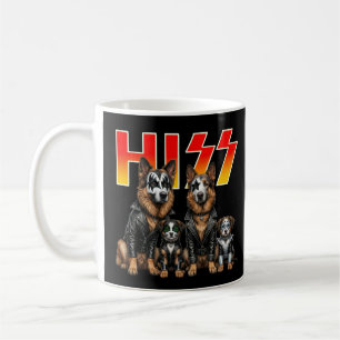 Süße Zisch-Katzen Rocken Kätzchen Kitty Rocking Mu Kaffeetasse