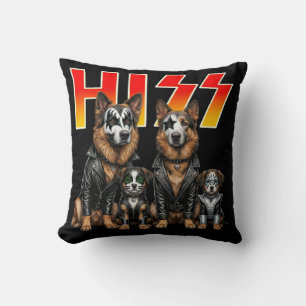 Süße Zisch-Katzen Rocken Kätzchen Kitty Rocking Mu Kissen
