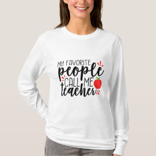 Süße Zitat Rückkehr zur Schule Lehrer Anerkennung T-Shirt