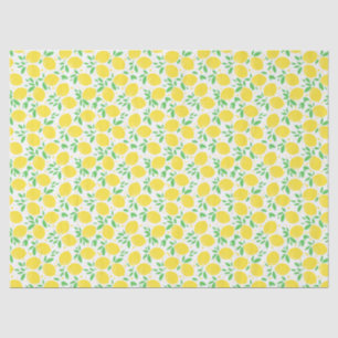 Süße Zitronen-Blatt-Muster Seidenpapier