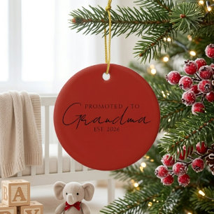 Süße Zur Oma Befördert EST Jahr Andenken Keramik Ornament
